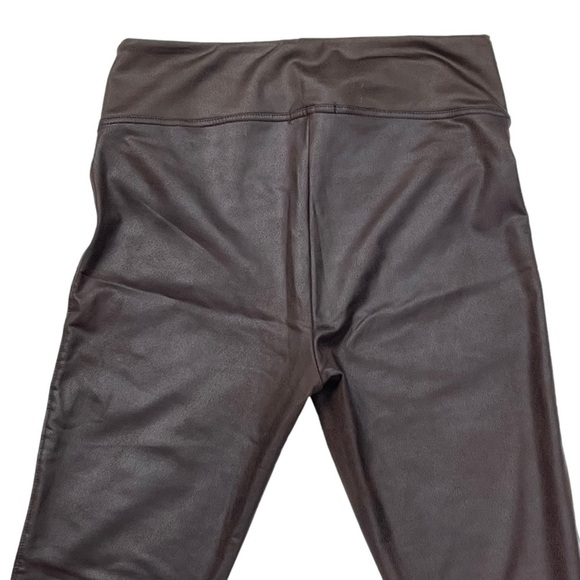 NYDJ ESPRESSO COATED HIGH WAIST STRETCHY LEGGINGS - Picture 8 of 13